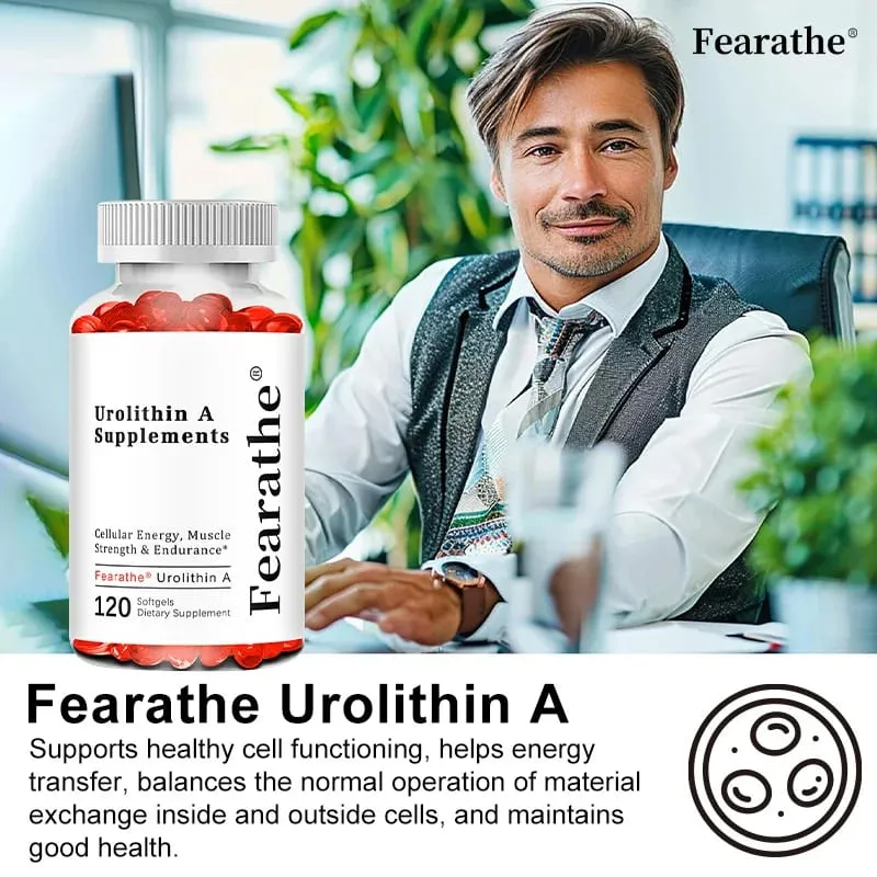 Urolithin A Capsules 5000mg Antioxidant Supports Cellular Health Mitochondrial Function Daily Energy & Healthy Aging