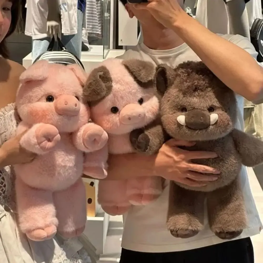 New Design Soft Pig Stuffed Animal Plush Pillow Emotional Support Cute Plush Toy 17.7inch Plush Pillow — image 1