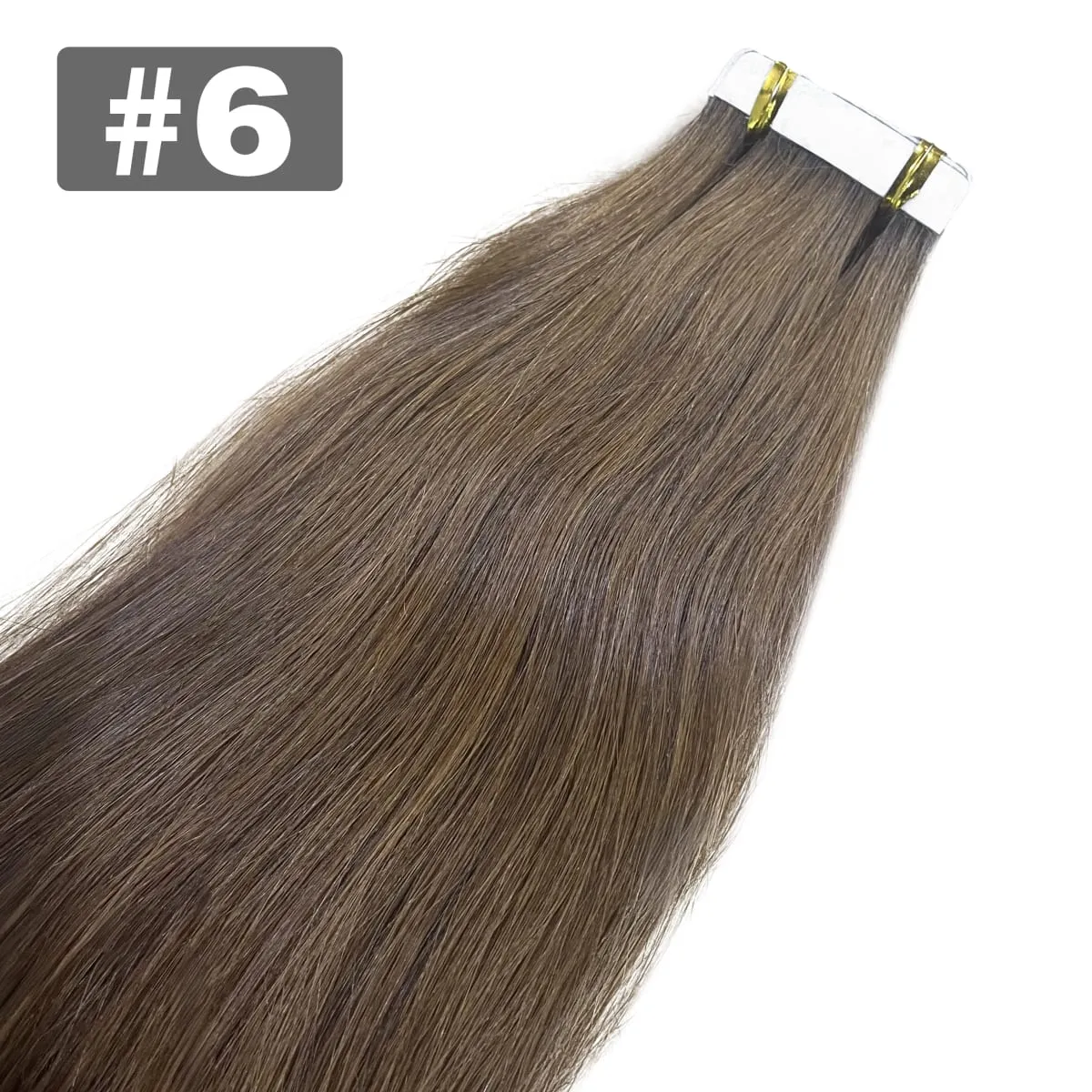 100% Human Hair Tape in Hair Extensions Skin Weft Silky Straight Remy Hair Extensions to Add Hair Volume&Length Natural Look — image 14