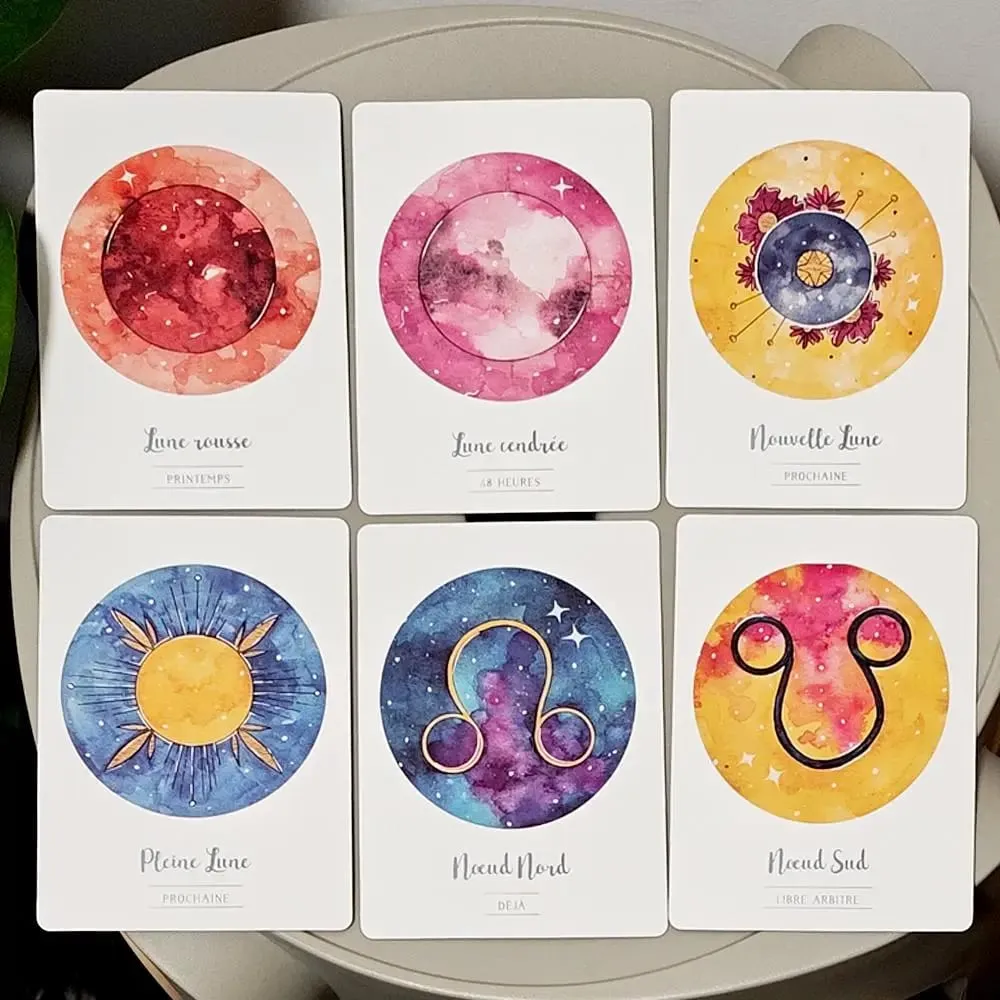 La Puissance De La Lune Oracle 42 Moon Power Cards 10.5*7.5cm in French Language for Spiritual & Emotional Guidance — image 4