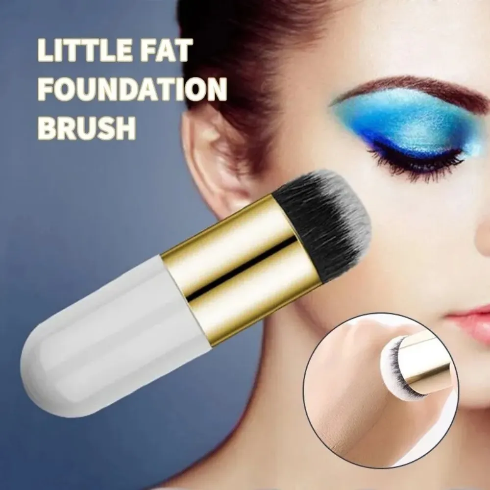 Professional Flat Cream Makeup Brushes Face Cheek Contour Blusher Foundation Brush Traceless Flawless Application Makeup Tools — image 3