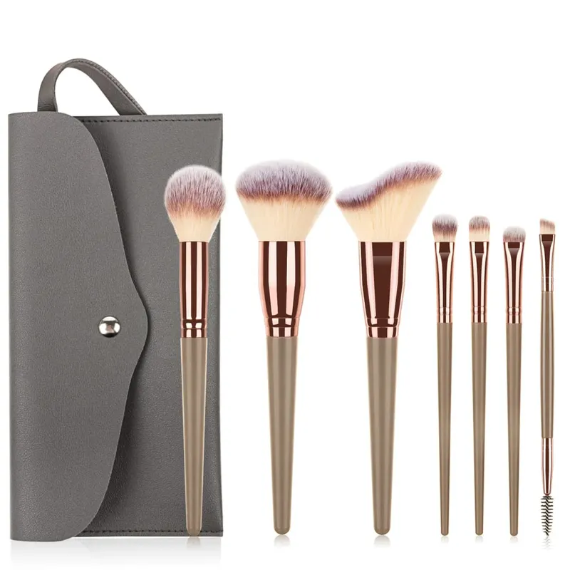 15Pcs Makeup Brushes Set with Storage Bag Soft Bristle Face Eye Brush Kit For Foundation Blush Eyeshadow Eyebrow Cosmetic Tools — image 12