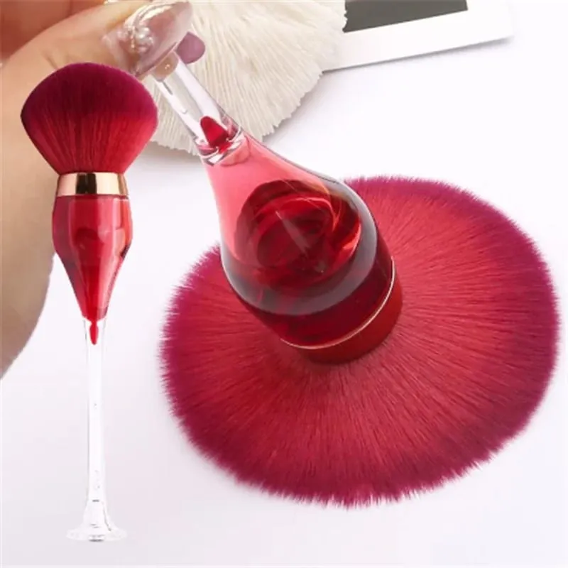 1pc Wine Glass Makeup Brush Professional Foundation Powder Blush Brush Soft Cosmetic Brushes Make Up Accessories Beauty Tools — image 3