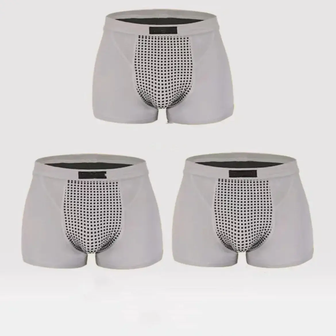 3PC Men's Magnetic Therapy Underwear Upgraded 22 Magnets Boxer Briefs L-6XL Anti-Pain Health Underwear Brazilian Breathable Men