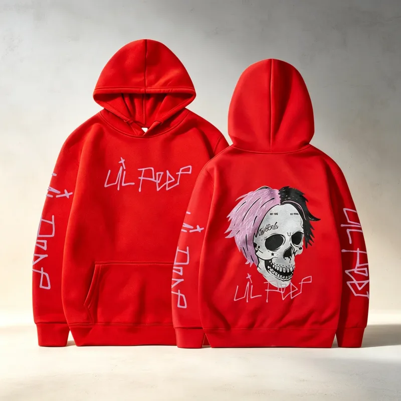Rapper Lil Peep Cry Baby Hoodies Men Clothing Fashion Vintage Hip Hop Oversized Sweatshirts Gothic Harajuku Pullovers Streetwear — image 10