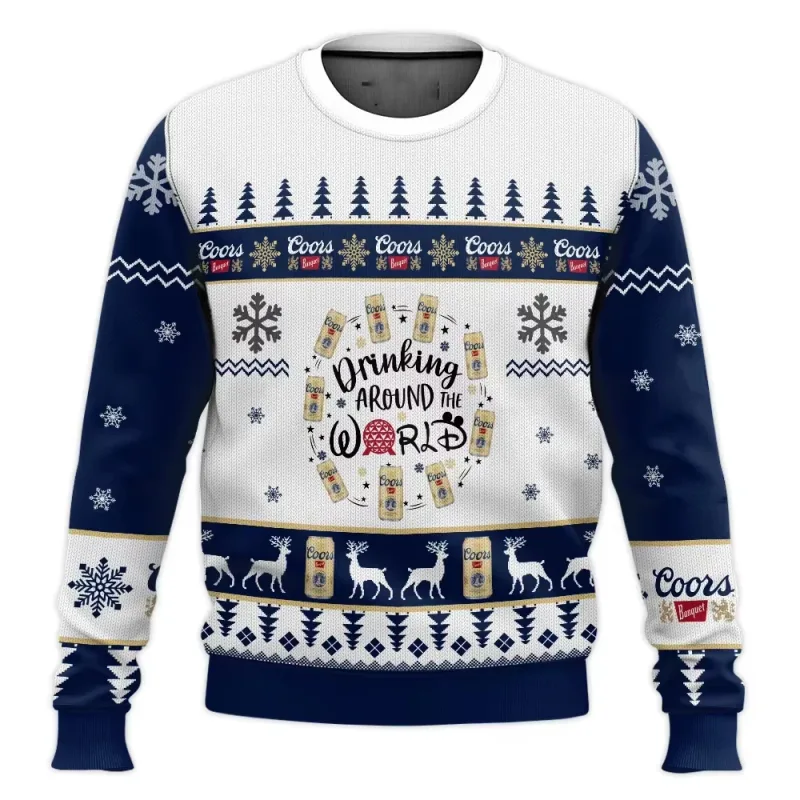 Suéter feio de cerveja Corona Natal cerveja feliz bebendo presente de Natal masculino e feminino plus size suéter elegante — image 11