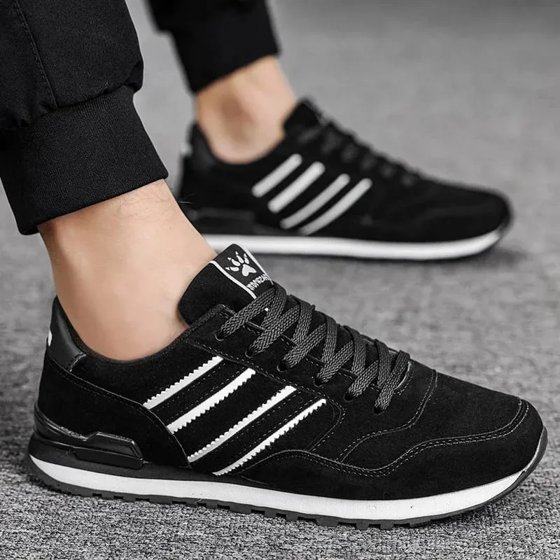 2025 New High Quality Men's Sneakers Leather Casual Shoes Autumn Breathable Men Shoes Male Flat Shoe Men's Casual Shoes — image 5