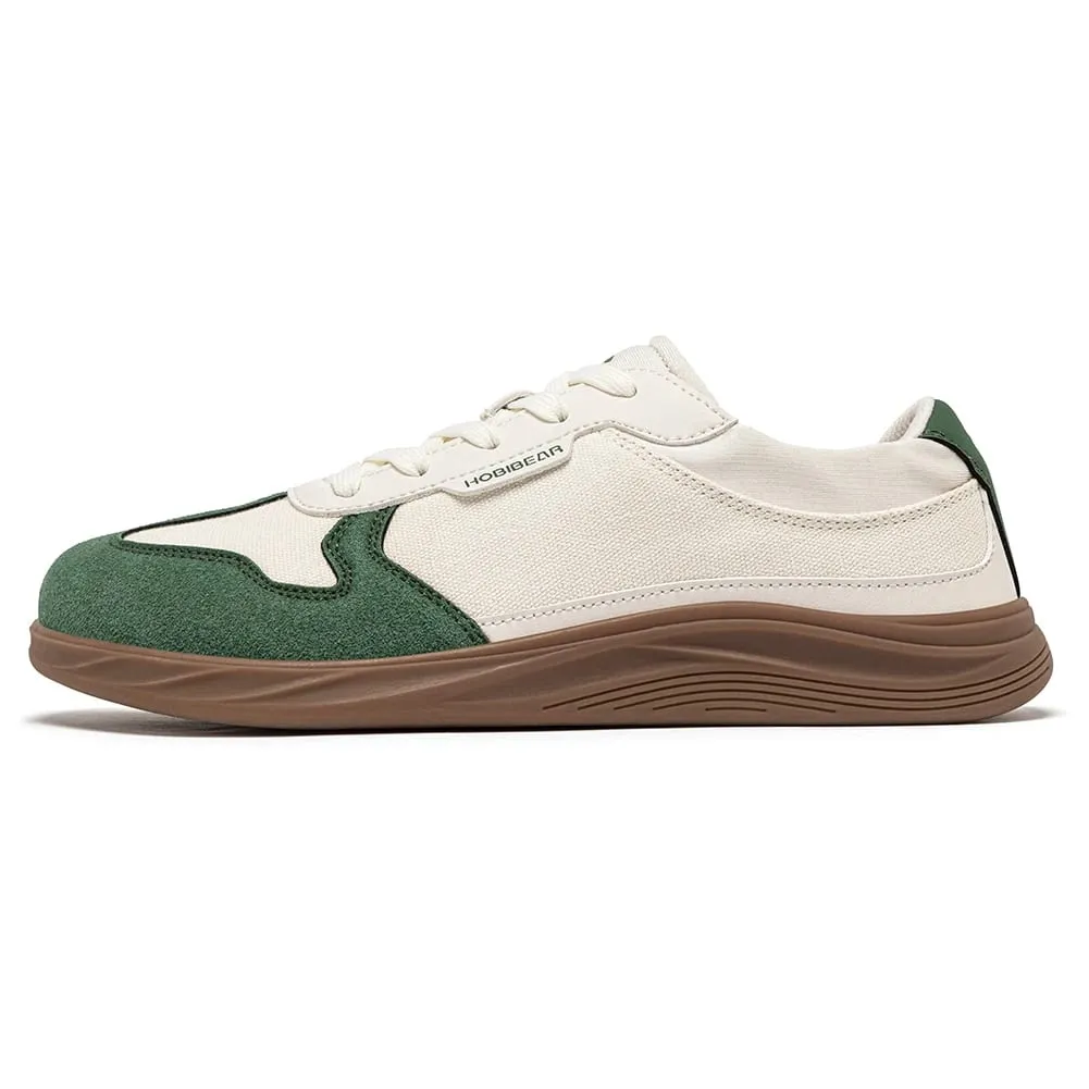 Erkek Kadın Geniş Toe Box Ayakkabı | Minimalist Suni Deri Kanvas Spor Ayakkabı Hafif Günlük Bağcıklı Yürüyüş Ayakkabısı — image 13