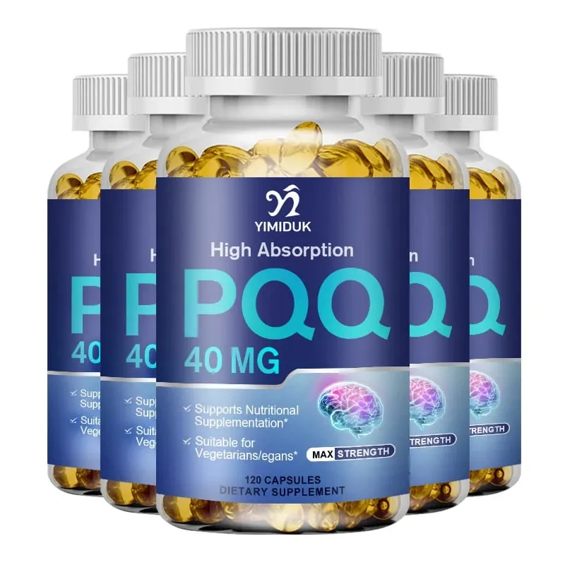 PQQ Capsules Supplement 40 mg - Mitochondrial Biogenesis & Metabolism - Supports Brain Heart Health & Cognitive Function — image 2