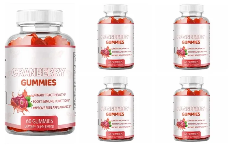 Cranberry Gummies for Urinary Tract Health Support with Vitamin C 40 Mg and Vitamin E 2.7 Mg 60 Gummies — image 11