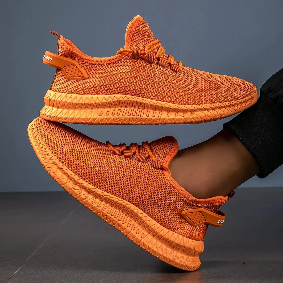 Mens Running Shoes Breathable Lightweight Sports Shoes Anti Slip Comfortable Gym Training Walking Sneakers for Men — image 4