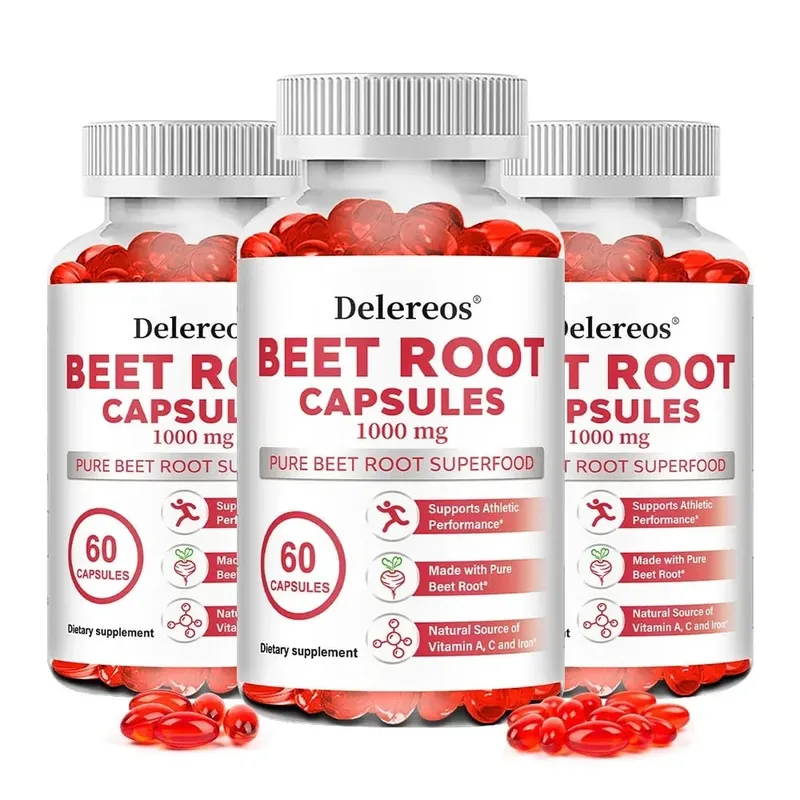 Beetroot Capsules - Supports Digestive Immunity Health Improves Energy Athletic Performance Non-GMO Gluten-free — image 10
