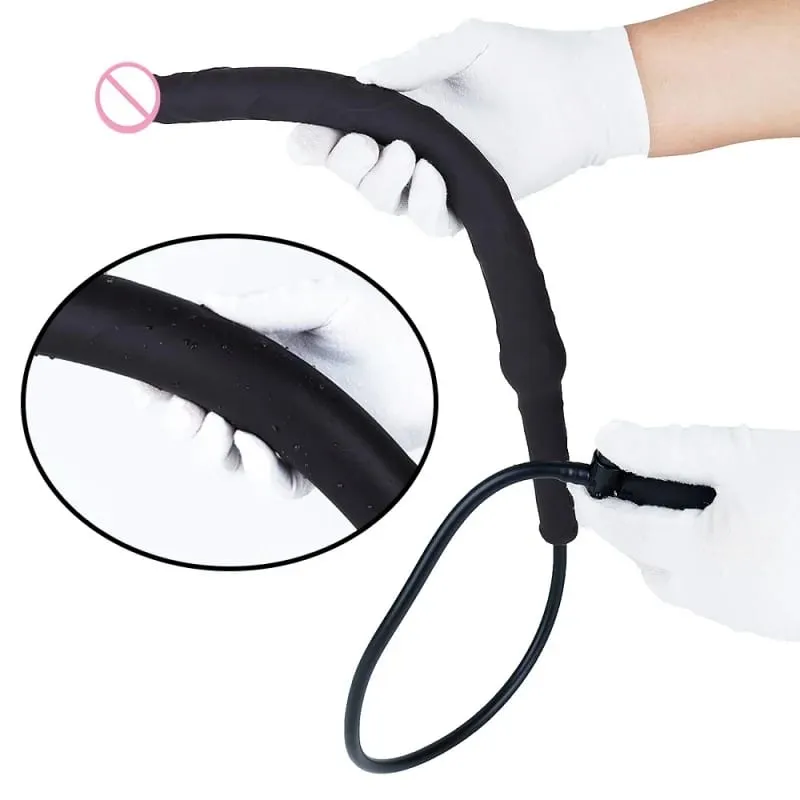New Super Long Inflatable Expansion Dildo Butt Plug Deep Penetration Prostate Massage Big Dick Plug Anal Sex Toys For Men Women — image 3