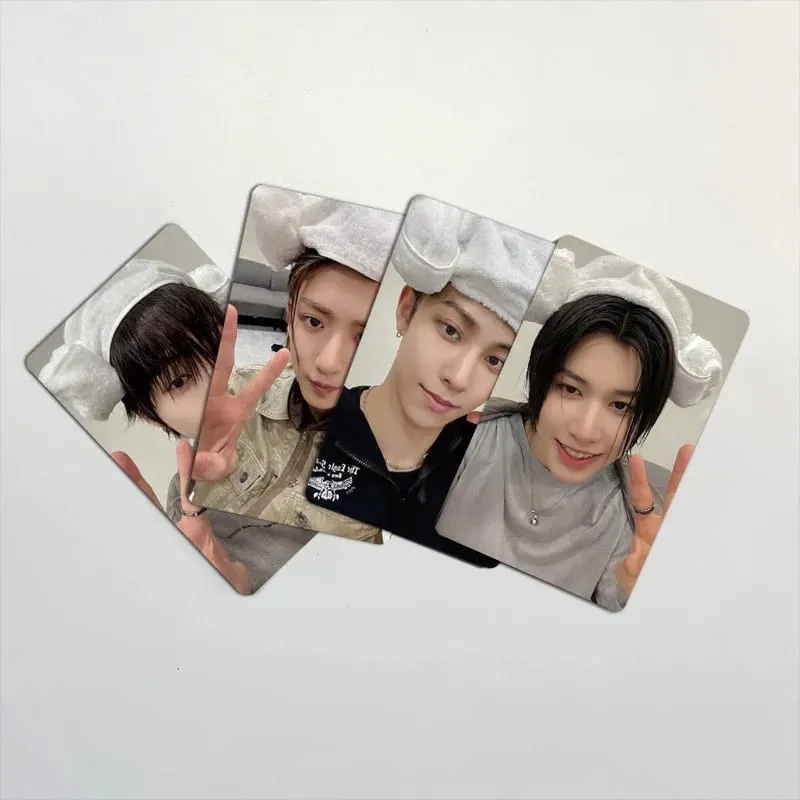4PCS Kpop Hot Boy Group LNGSHOT Album "SHOT CALLERS" EVERLINE HD Discount Card OHYUL LOUIS RYUL WOOJIN Small Cards Photocards — image 6