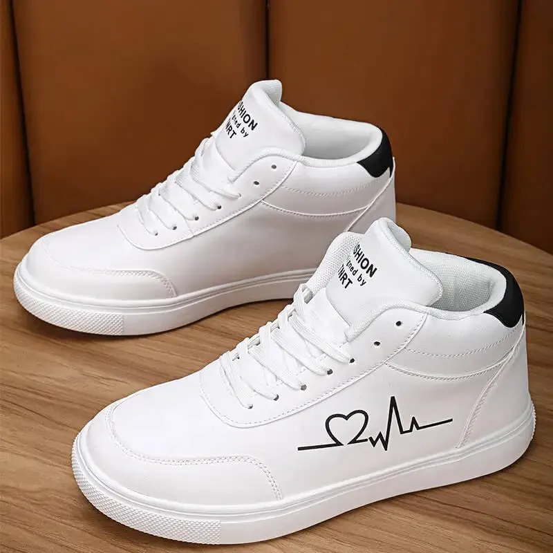 Sneakers Man Vulcanized Sneakers Male Comfortable High Top Shoes Light Men Autumn Spring 2025 Fashion Mens Shoes Vulcanize Shoes — image 5