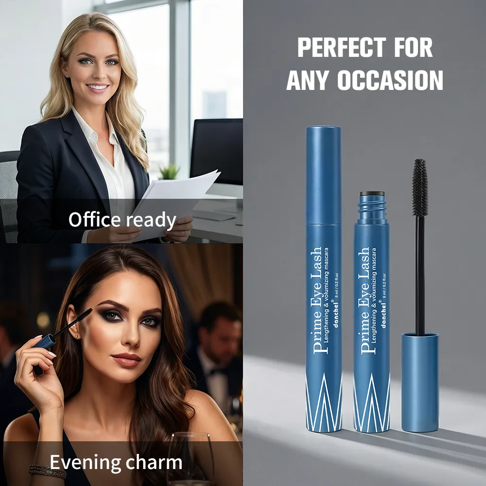 Lengthening & Volumizing Mascara Water-Resistant Long-Lasting Nourishing Strengthen Mascara Glossy Natural Finish Eye Makeup — image 5