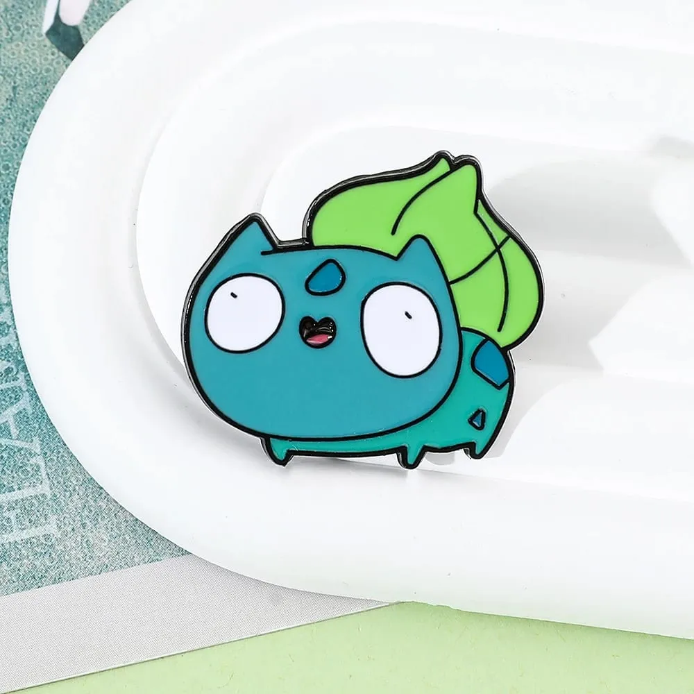 Broche en émail Pokemon Pikachu Bulbasaur, Badge d'écureuil, broche en Denim, sac à vêtements, Animal mignon, bijoux cadeau pour enfant, jouet — image 4