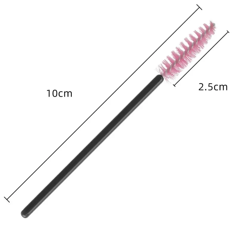 50/500pcs Disposable Eyebrow Eyelash Brushes Wands Eyelash Spoolies Applicator for Eyelash Extension Makeup Tool Wholesale — image 6