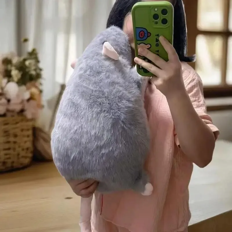 1Pcs 35/50/90cm Cartoon Flower Branch Rat Soft Oversized Animal Figure Cute Simulation Big Mouse Plush Toy Pillow Birthday Gift — image 7
