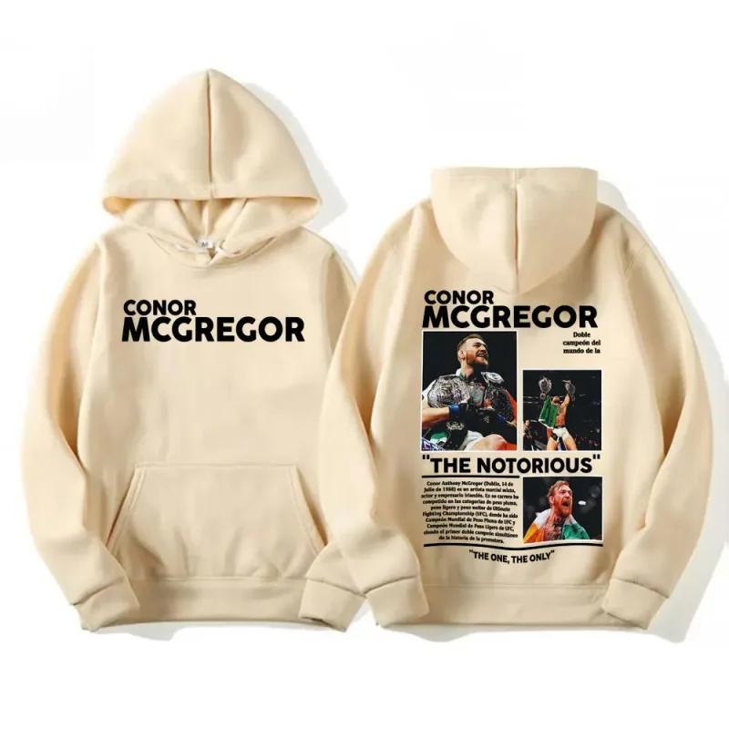 Conor Mcgregor The Notorious Merch Hoodies Men's Clothes Harajuku Cool High Street Sweatshirt Long Sleeve Loose Oversized Hoodie — image 6