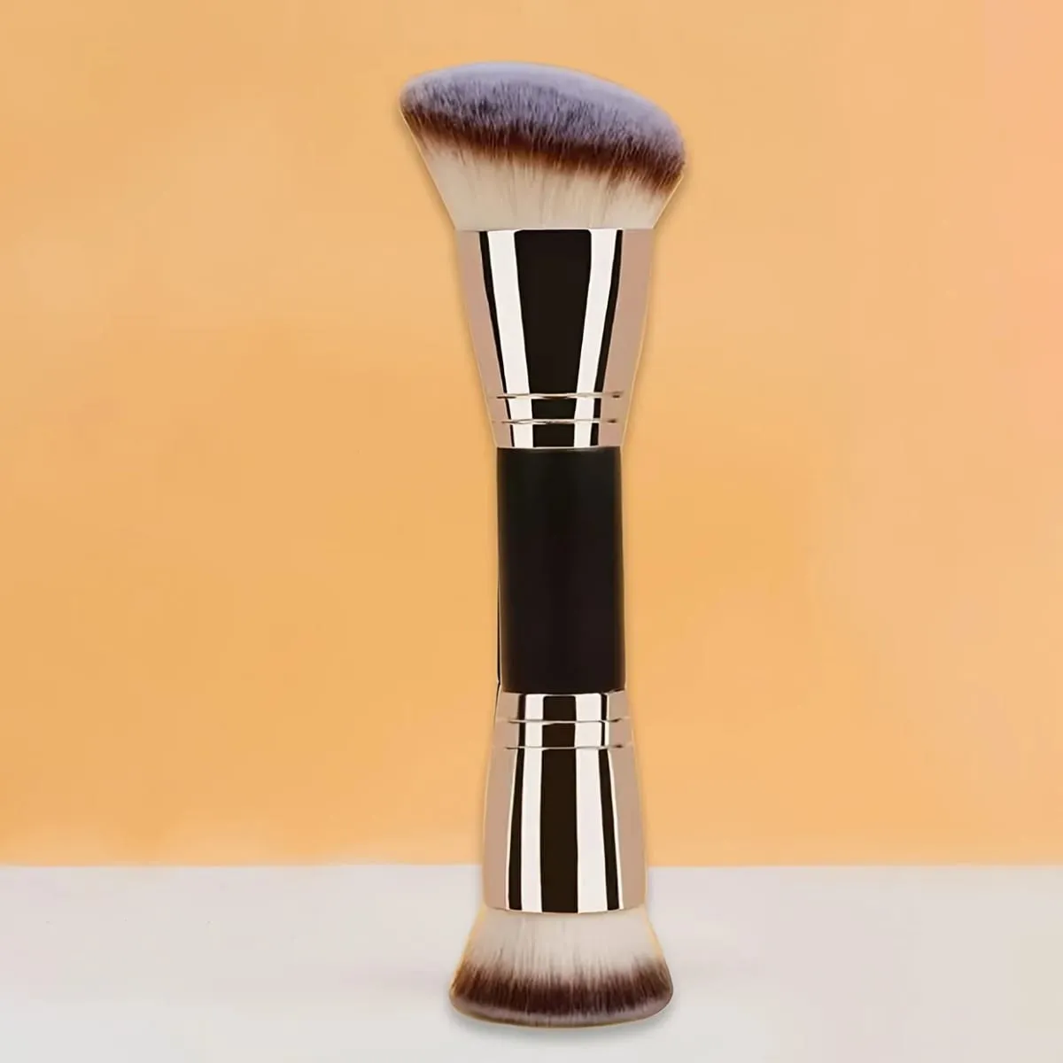 Dual-ended Makeup Brush-Angled Contour Flat Foundation Brush for BB Cream Foundation Seamless Blending Concealing Contouring — image 6