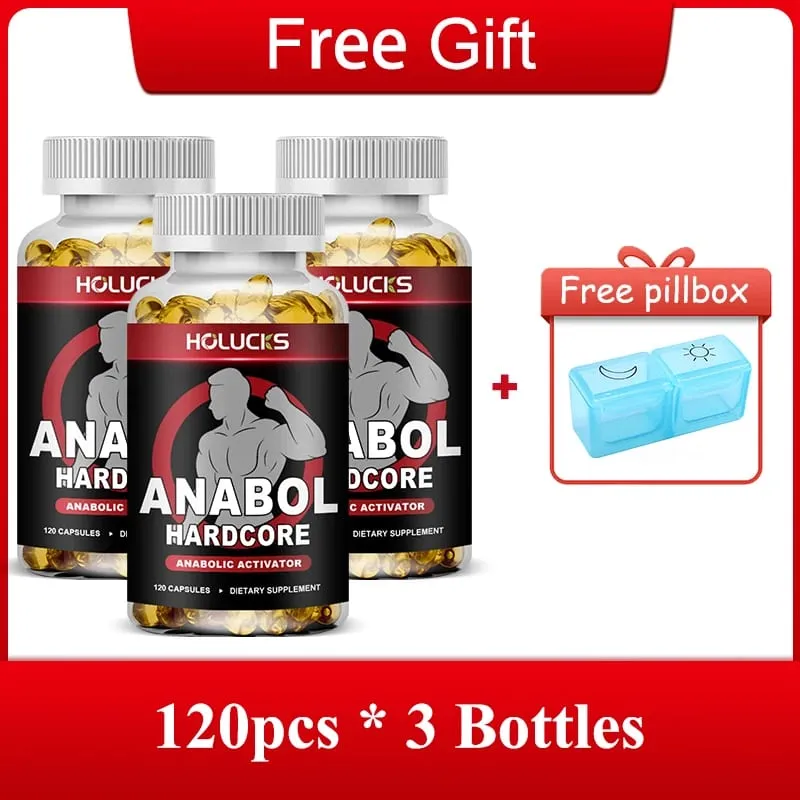 Premium Anabol Muscle Capsules Support Muscle Function Stamina Strength & Steady Body Condition for Regular Athletes — image 8