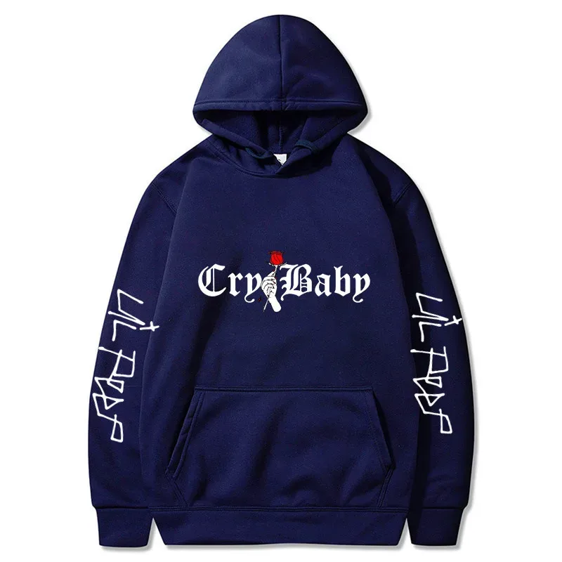 Men's Lil Peep Hoodie – Emo Rap Fan Pullover with "Lil Peep" Sleeve Text – Cozy Unisex Streetwear for Concerts casual Wear — image 4