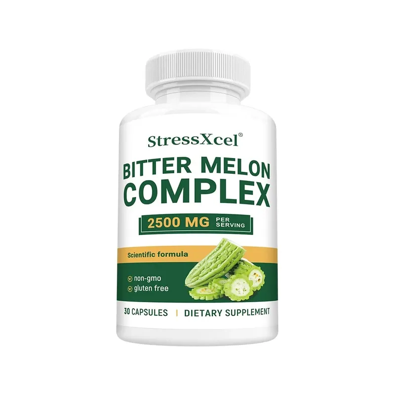 Bitter Melon Extract 2500mg Capsules Supports Blood Sugar Balance Metabolism Digestion Metabolism Skin Health & Detox — image 9