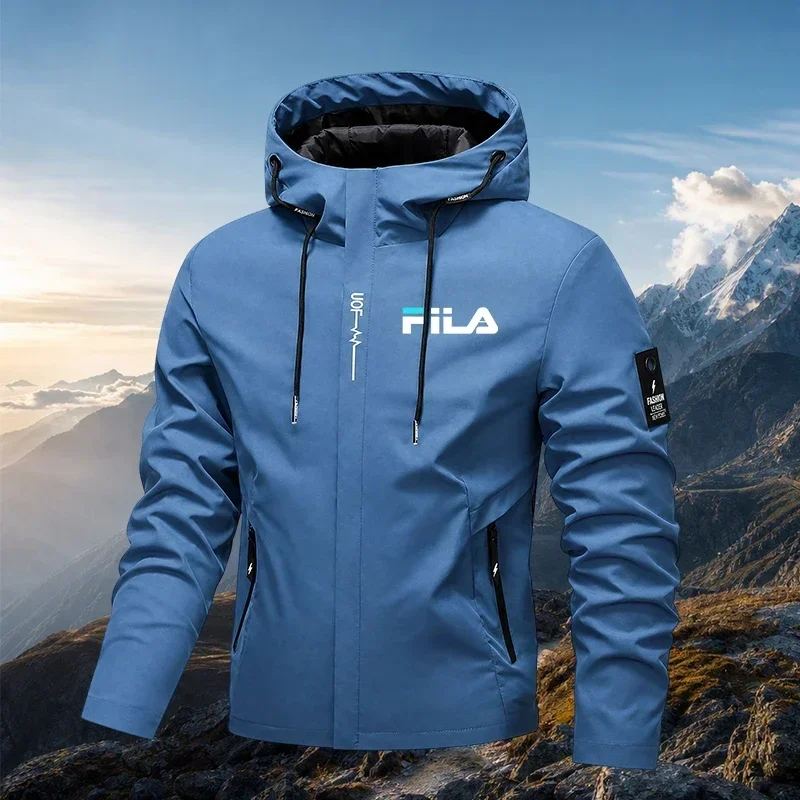 2026 Spring Autumn Men Women Black Hooded Windbreaker Lightweight Outdoor Jacket Windproof Coat Unisex Zipper Fashion Jackets — image 3