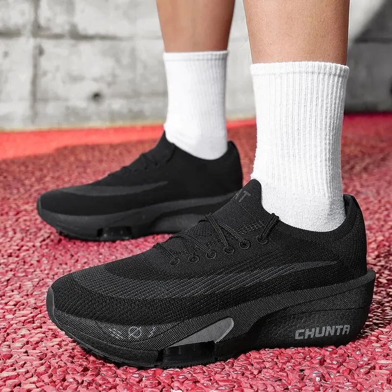 Air Cushion Running Shoes Marathon Speciality Men Sports Breathable Lightweight Women's Comfortable Athletic Nonskid Sneakers — image 5