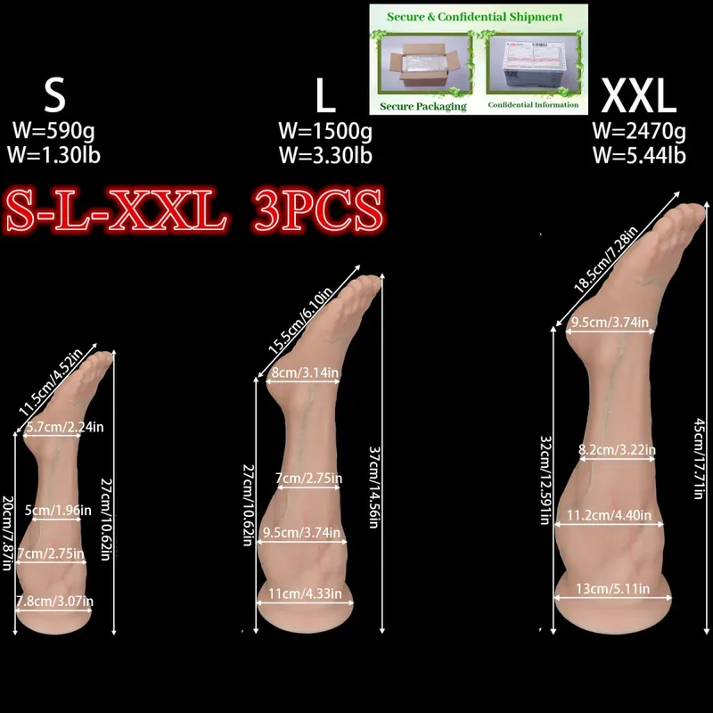 Huge Foot Fist Anal Plug Dildo BDSM Anal Plug Butt Plug Dilator Expander Huge Butt Anal Training Adult Sex Toy For Women Men 1