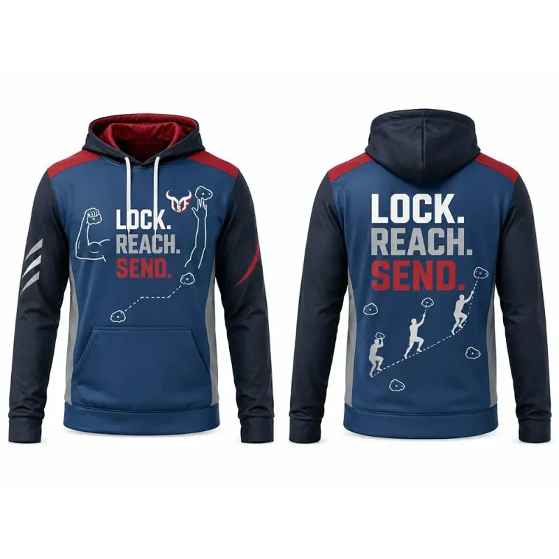 Climbing Themed Printed Hooded Sweatshirt Men's And Women's Outdoor Sport Pullover Autumn/Winter Casual Training Sports Hoodie β image 4
