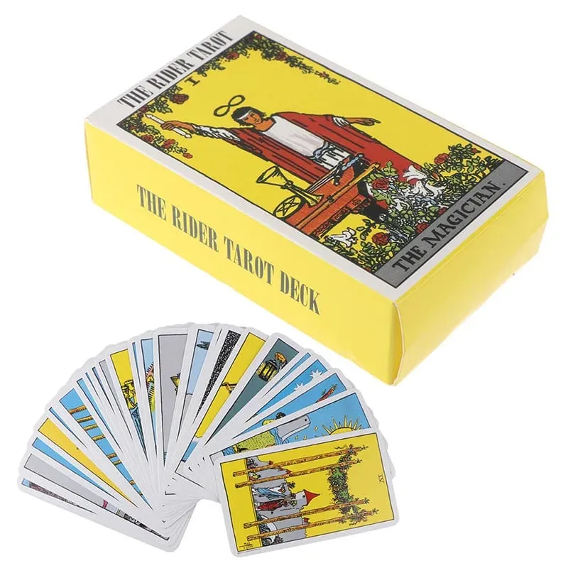 Tarocchi Rider Waite Tarocchi Gioco da tavolo Divinazione Carte Oracle Russo Spagnolo Versione inglese per principianti Gioco di società Giocattolo — image 8