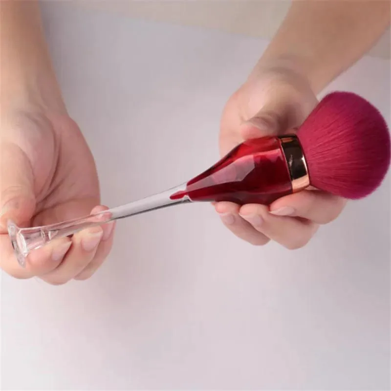 1pc Wine Glass Makeup Brush Professional Foundation Powder Blush Brush Soft Cosmetic Brushes Make Up Accessories Beauty Tools — image 5
