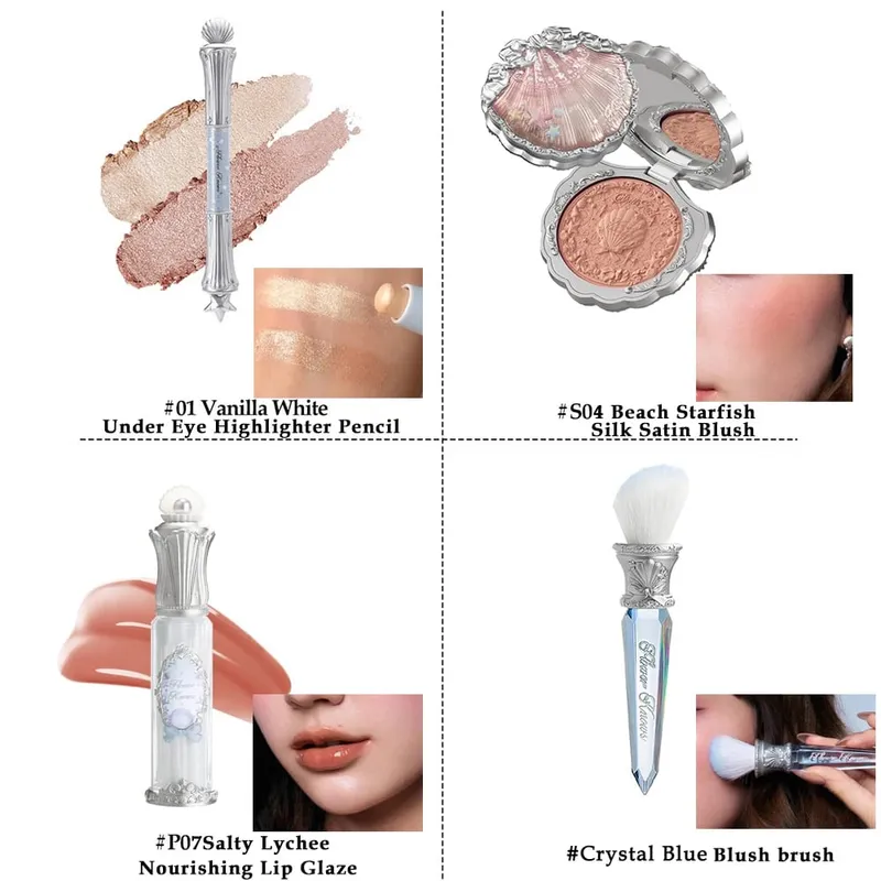 Flower Knows Dual-Ended Highlighter Stick & Blush Set LongLasting Lip Glaze Σετ 4 τεμαχίων — image 8