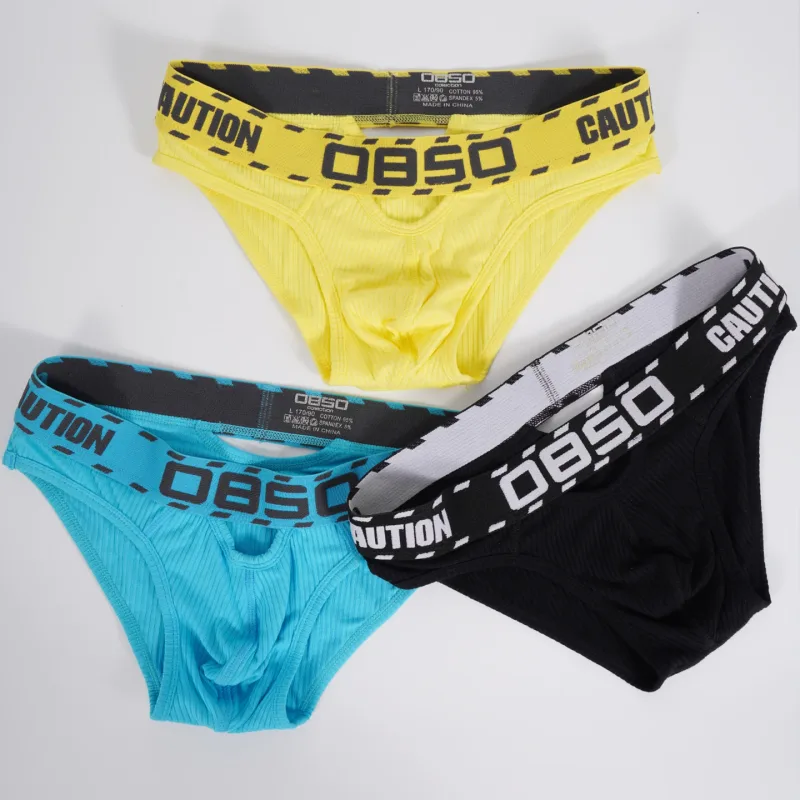 1/3Pcs Cotton Men Underwear Sexy Breathable Bikini Panties Underpants Large Crotch Pouch Mens Briefs with Front and Back Cutouts — image 22