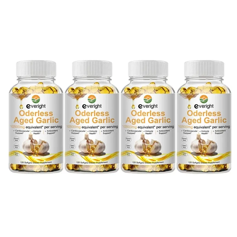 Aged Garlic Extract Capsules – Odorless Formula with Magnesium Chromium B1 & B9 – Supports Immune Heart & Cardiovascular Heal — image 10