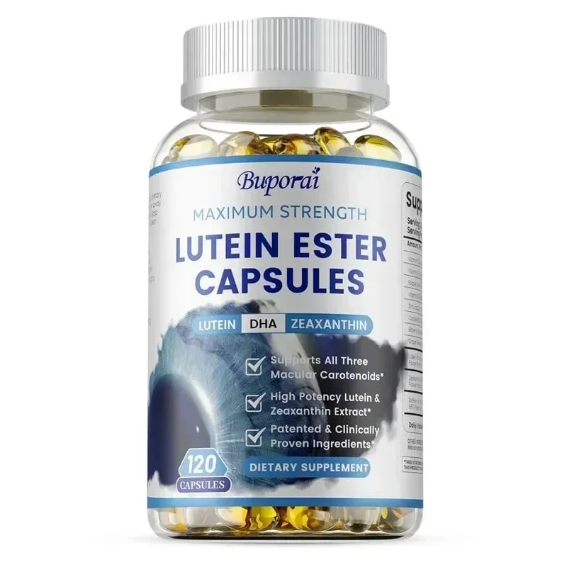 Lutein Ester Capsules - Support Eye Health Maintain Clear Vision Relieve Eye Fatigue Anti-oxidation Protect Against UV RaysS