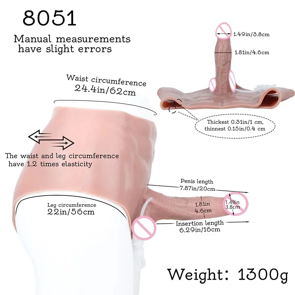 Silicone Anal Plug Squirting Dildo Panties With Abdominal Muscles Solid Penis Vaginal Anal Masturbator Sex Toy For Female