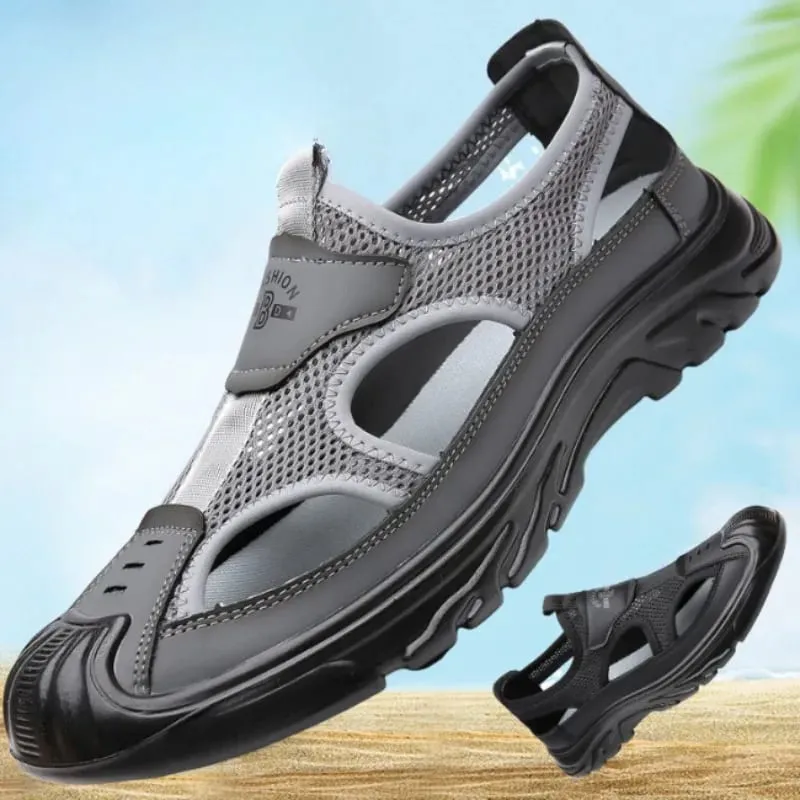2026 New Hollow Out Breathable Man Shoes Summer Casual Beach Men's Sandals Outdoor Ultra Light Anti Slip Walking Shoes for Man — image 2