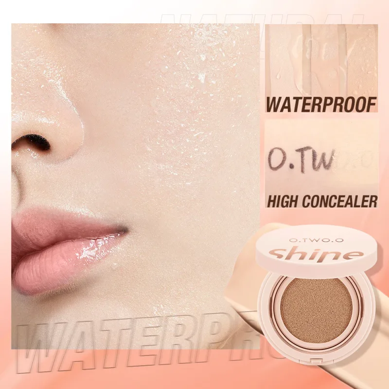 O.TWO.O 2 pezzi Set trucco viso Primer Cuscino d'aria BB Cream Controllo olio invisibile Poro Soft Focus Cosmetici Brightskin a lunga durata — image 7