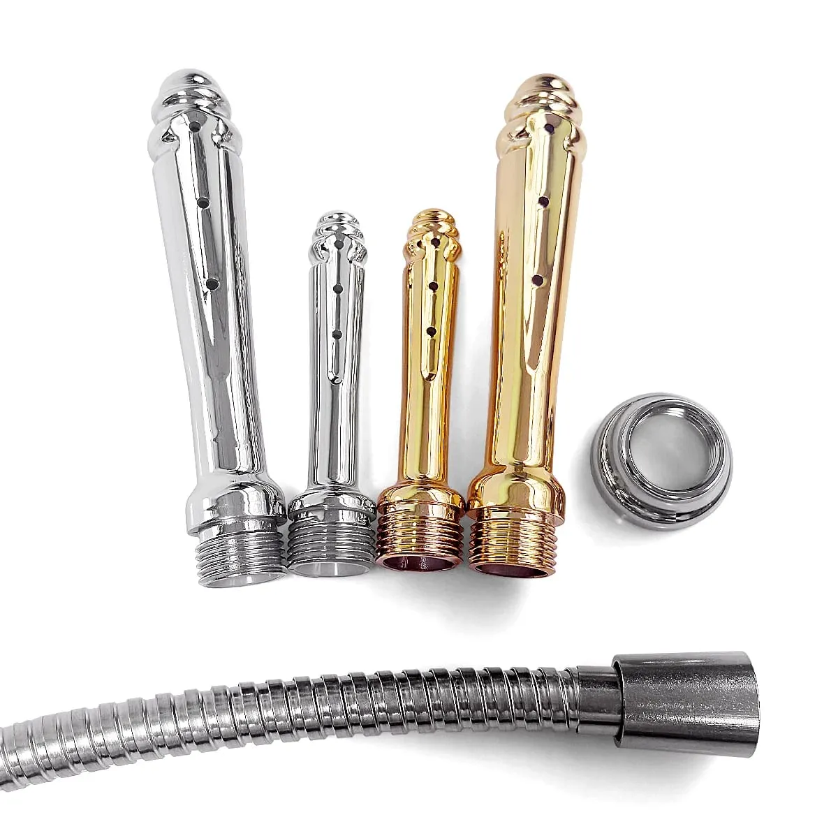 ABS anal vaginal douche Conversion head for outdoor use Posterior chamber irrigation multi-function plug-in shower sex toys — image 1