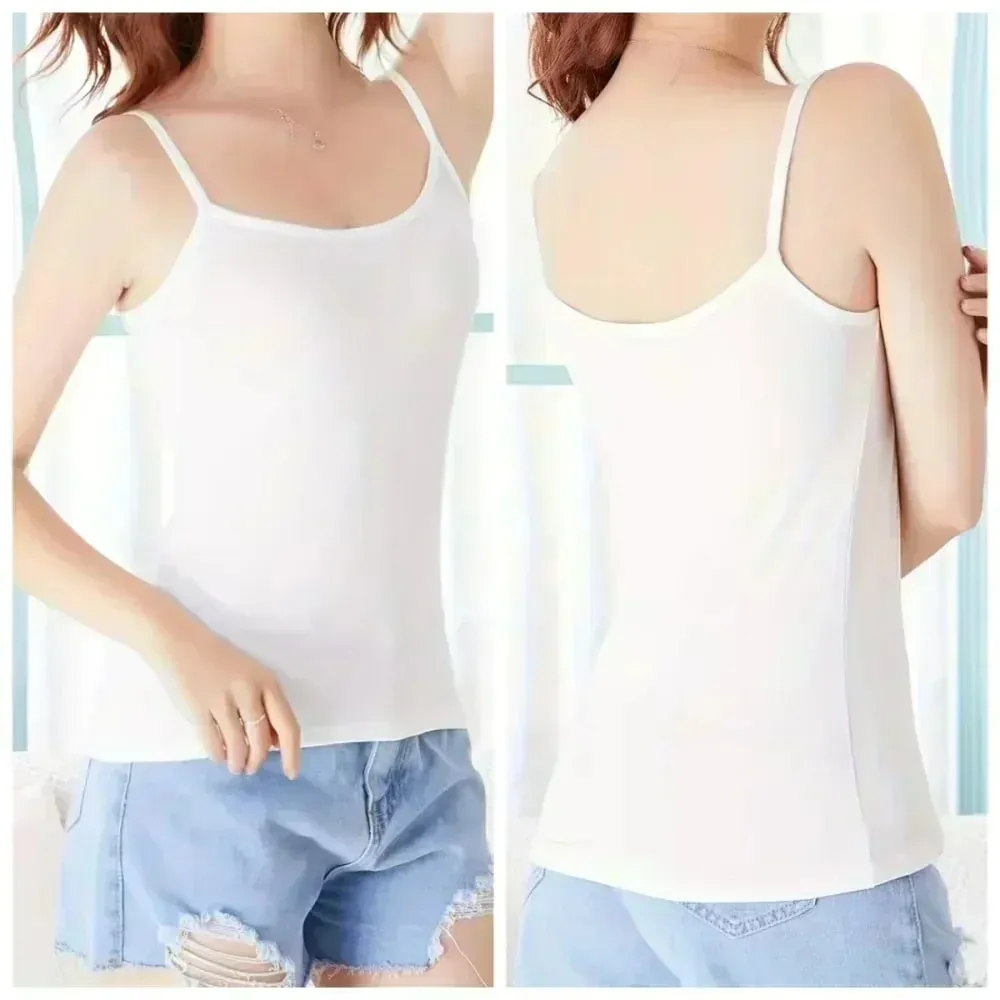 Coastal Beach Aesthetic Women Spaghetti Strap Camisole Vintage Whale Shark Marine Print Slim Sleeveless Summer Daily Tank Vest
