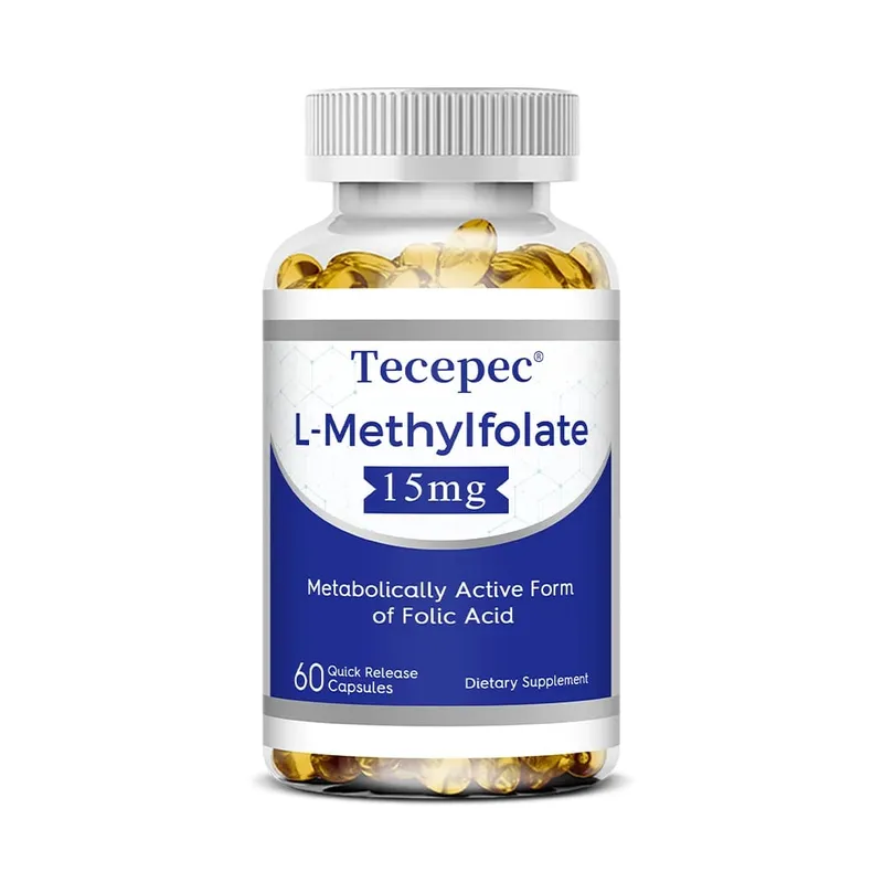 L-Methylfolate 15mg Supplement - Metabolically Active Form of Folic Acid Support Brain & Heart Health Non-GMO Gluten Free — image 8