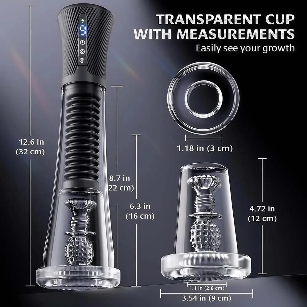 APP Control Electric Penis Pump for Men IPX7 Waterproof Male Masturbator Automatic Control Vacuum Suction Massager Adult Sex Toy — image 4