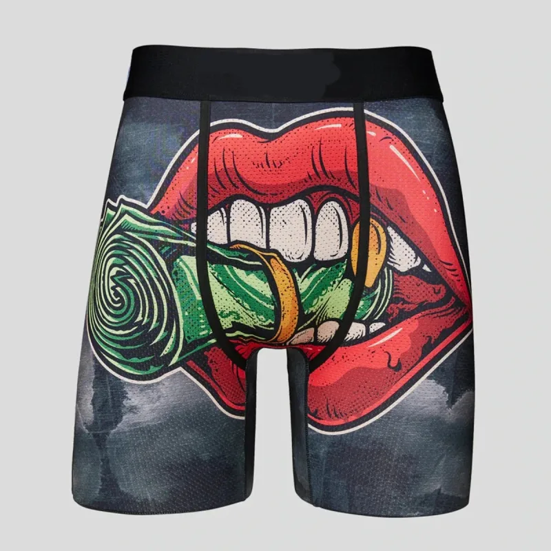 Runtz PSD Logo Men's Boxer Briefs High Quality Fast Dry Breathable Dollar Printed Designer Draws Skin-friendly Underwear for Man