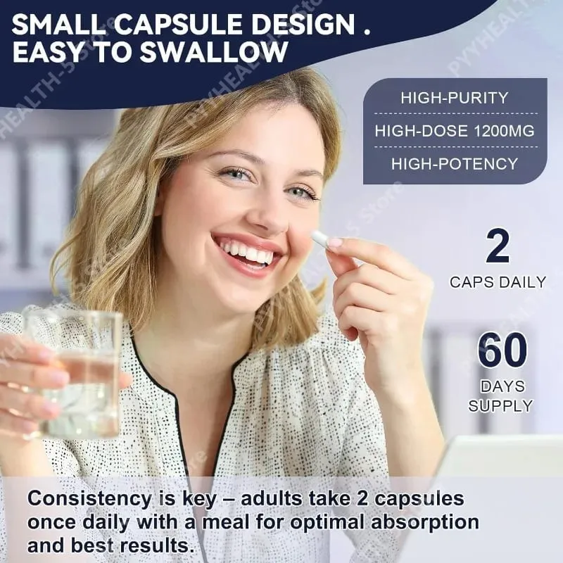 Bile Salts 120 Capsules Ultra Strength Pure TUDCA Liver Supplements Liver and Gallbladder Cleanse & Repair Vegan — image 6