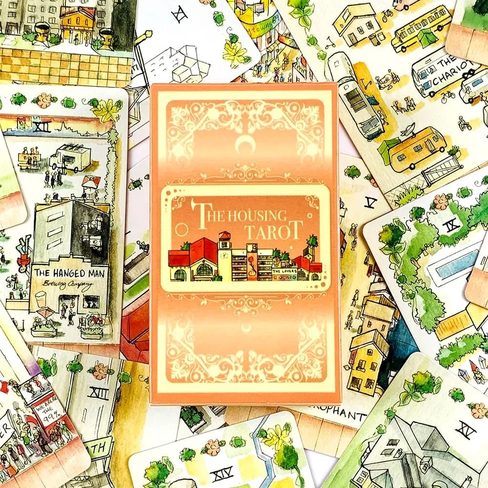 The Housing Tarot Cards 78 Cards English Version Divination Board Games Cards Game Family Gatherings Entertainment Tarot Cards — image 3