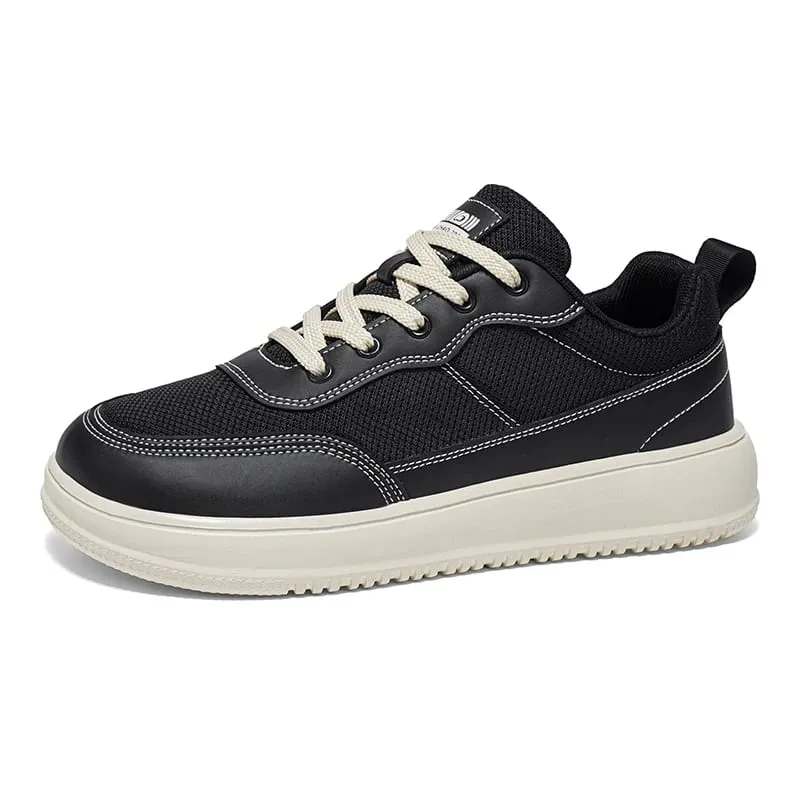 New Wide Toe Men Shoes Casual Versatile Soft Sole Wide Last Shoes Walking Sneakers Breathable Mesh Comfortable Barefoot Shoes — image 8