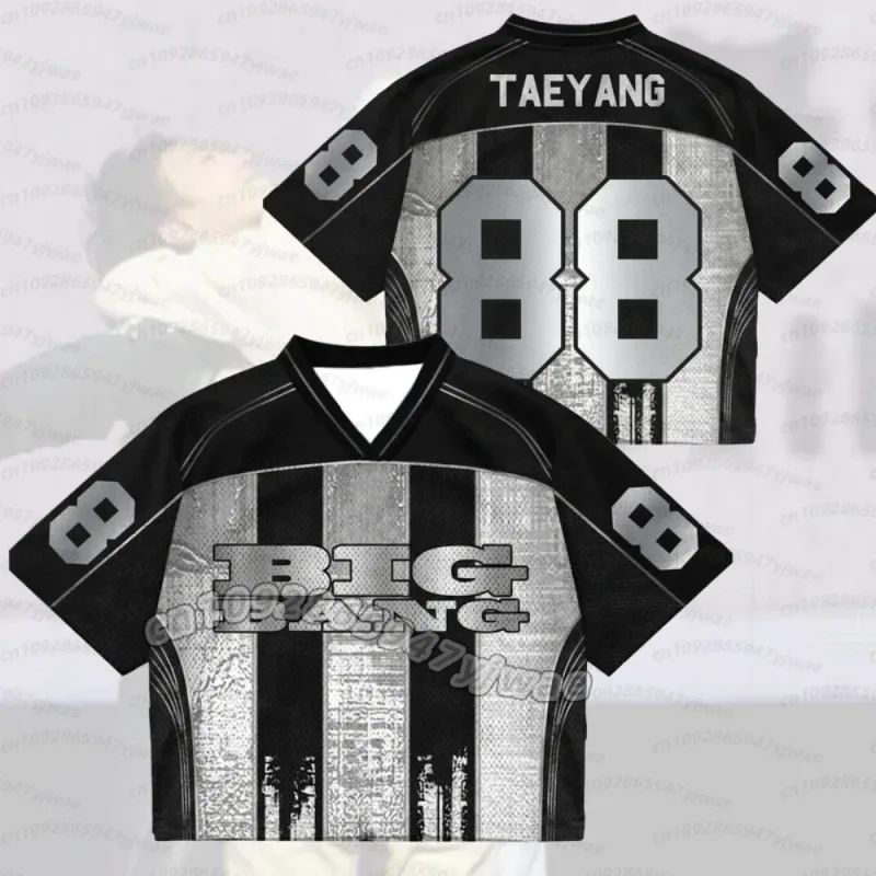 26 Men Women Bigbang 2026 World Tour Mixed Mesh Jersey Streetwear Concert Fans Jersey T-Shirt Short Sleeve T-Shirt Men Hoodies — image 5